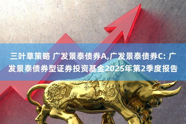 三叶草策略 广发景泰债券A,广发景泰债券C: 广发景泰债券型证券投资基金2025年第2季度报告